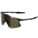 100% Hypercraft Matte Black/Soft Gold Mirror Lens Sunglasses (60000-00001) - 100%