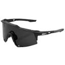 100% Speedcraft Soft Tact Black/Smoke Lens Sunglasses (60007-00001) - 100%