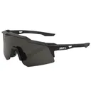 100% Speedcraft XS Soft Tact Black/Smoke Lens Sunglasses (60009-00000) - 100%