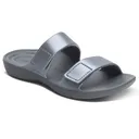 AETREX Women's Kaia Two Band Slide - Aetrex