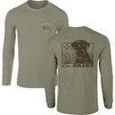 DRAKE Chocolate Lab T LS Hoodie (DT8921) - Drake Waterfowl