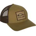 DRAKE Men's Leather Patch Mesh Back Cap (DH4160) - Drake Waterfowl