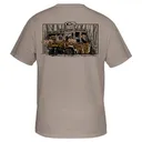 DRAKE Side x Side T SS Island Fossil Light Heather Shirt (DT0303-IFH) - Drake Waterfowl