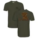 DRAKE Chocolate Lab T SS Olive Shirt (DT0312-OLV) - Drake Waterfowl