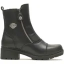 HARLEY-DAVIDSON Women's Amherst Black Short Boots (D84236) - Harley-Davidson