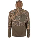 DRAKE Men's EST BMF Offset 1.0 Quarter Zip Hoodie (DW0028) - Drake Waterfowl
