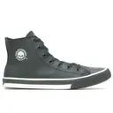 HARLEY-DAVIDSON Men's Baxter Black/White Hi-Cut Sneakers (D93341) - Harley-Davidson