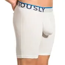 OBVIOUSLY EveryMan 6in Leg White Boxer Brief (B09-1N) - Obviously