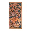 HOOEY Gambler Tan Leather Rodeo Wallet (HW038-TNBR) - Hooey