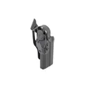 Safariland 7360RDS ALS/SLS Mid-Ride Level III Duty Holster for GLOCK 17 Gen5 With RDS/X300 - Plain Black - Left Hand - Safariland