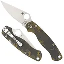 Spyderco Para Military 2 3.45" Folding Knife - Drop Point Plain - G10 Digital Camo - Spyderco