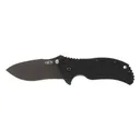 Zero Tolerance ZT 0350 Folding Knife - Drop Point Recurve - 3.25" Plain Edge - Black - Zero Tolerance