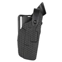 Safariland 7360 7TS ALS/SLS Mid-Ride Level III Duty Holster for GLOCK 19 with X300 - Black Basketweave - Right Hand - Safariland