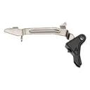 Agency Arms Syndicate Drop-In Flat Trigger For Glock 9mm/ .357 SIG Handguns - Black - Agency Arms