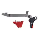 Timney Alpha Competition Series Trigger for Glock Gen 3-4 - Large Frame - Red - Timney Triggers