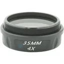Sure-Loc 4X 35mm Lens Center Drilled for .19" Fiber SL52354 - Sure-Loc
