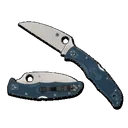 Spyderco Endura 4 Lightweight Folding Knife 3.78" Wharncliffe Blade - Blue - Spyderco