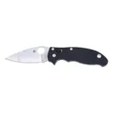 Spiderco Manix 2 3.375" Folding Knife - Plain Edge - G10 Black - Spyderco
