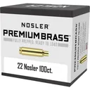 Nosler Custom Brass 22 Nosler 100 pk. - Nosler