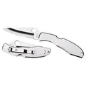 Spyderco Endura 4 3.88" Folding Knife - Plain Edge - Stainless - Spyderco