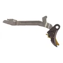 Overwatch Precision FALX Trigger Fits Glock Gen 5 and 19X  - Gun Metal Gray/Gold - Overwatch Precision