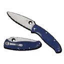 Spyderco Resilience Lightweight CPM S35VN Folding Knife - Blue - Spyderco