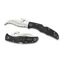 Spyderco Matriarch 2 FRN Emerson Serrated Wave Folding Knife - Black - Spyderco
