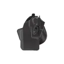 Safariland 7378RDS 7TS ALS Level I Concealment Paddle/Belt Holster for GLOCK 19 with RDS/TLR-7 - Plain Black - Right Hand - Safariland