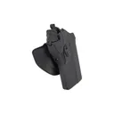 Safariland 7378RDS 7TS ALS Level I Concealment Paddle/Belt Holster for GLOCK 17 Gen5 with RDS/TLR-1 - Plain Black - Left Hand - Safariland