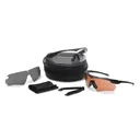 ESS Suppressor 2X Glasses Kit - Black with Smoke Gray/Clear/Hi-Def Copper Lenses - Ess