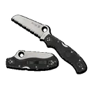 Spyderco Rescue 3 Lightweight Thin Red Line Serrated Folding Knife - Spyderco