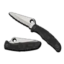 Spyderco Salt 2 FRN Folding Knife - Silver/Black - Spyderco