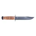 KA-BAR USMC 7" Clip Point Fixed Utility Knife - Straight Edge - Ka-Bar