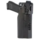 Gould & Goodrich TELR X4000 Light Bearing Holster with Paddle/Belt Loop - Sig Sauer P320C Optic Ready - Right - Black - Gould & Goodrich