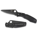 Spyderco Pacific Salt 3.78" Folding Knife - Clip Point Black - FRN Black - Spyderco