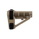 SB Tactical SBA4 AR Pistol Brace - FDE - Sb Tactical