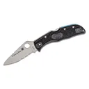 Spyderco Endela Lightweight Thin Blue Line Folding Knife - Spyderco