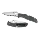 Spyderco Endura 4 Folding Knife - Combo Edge Drop Point 3.75" Blade - Foliage Green - Spyderco