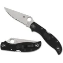 Spyderco LeafJumper 3.09" Drop Point Folding Knife - Serrated - Spyderco