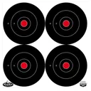 Birchwood Casey Dirty Bird 6" Bullseye Target - 100 Pack - Birchwood Casey