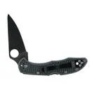 Spyderco Delica 4 2.88" Folding Knife - Plain Edge - Grey - Spyderco
