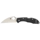 Spyderco Delica 4 Lightweight 2.8" Folding Knife - Plain Edge - Black - Spyderco