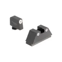 AmeriGlo Suppressor Tritium Night Sights Set for Glock Compatible - Green/White - Ameriglo