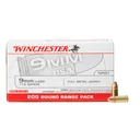 Winchester USA White Box 9mm 115gr FMJ Ammo - Box of 200 - Winchester