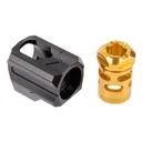 Tyrant CNC Universal 9mm Compensator - Black/Gold - Tyrant Cnc