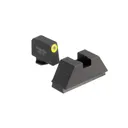 AmeriGlo Suppressor Tritium Night Sights Set for Glock - Green/Yellow Front & Black Rear - Ameriglo