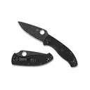 Spyderco Tenacious Lightweight Folding Knife - Black/Black - Spyderco