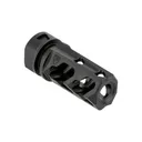 Fortis Control 9mm Muzzle Brake 1/2x36 - Black - Fortis Manufacturing