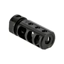 Fortis RED Mod 2 9mm Muzzle Brake 1/2x36 - Black - Fortis Manufacturing