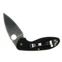 Spyderco Efficient 3" Folding Knife - Plain Edge - G-10 Black - Spyderco